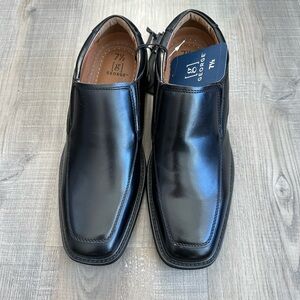 George Faux Leather Comfort Footbed Easy On/Off Shoes